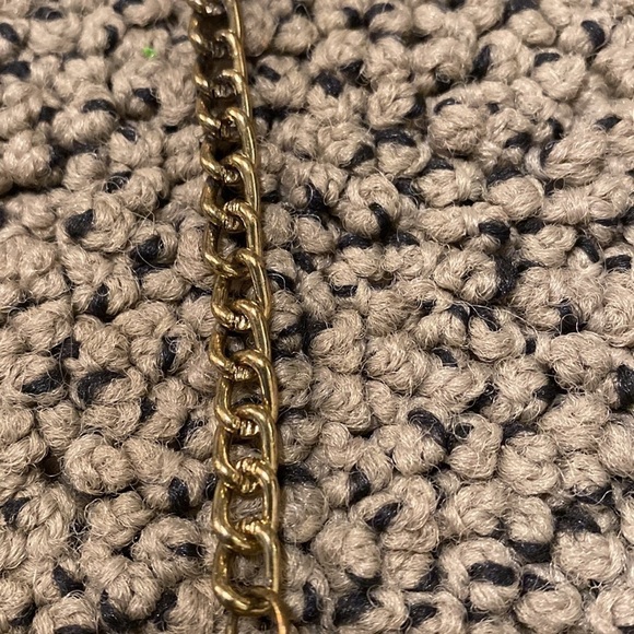 NWT H&M Adjustable Length Gold Chain Statement Necklace - Picture 3 of 5